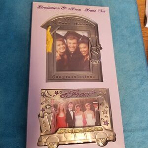 Graduation and prom picture frame set